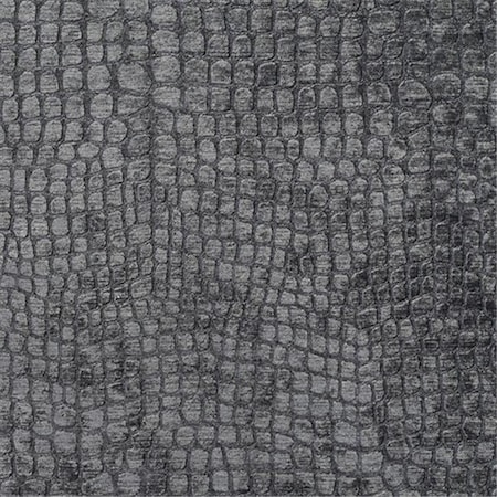 Designer Fabrics K0151U 54 In. Wide Grey Textured Alligator Shiny Woven Velvet Upholstery Fabric